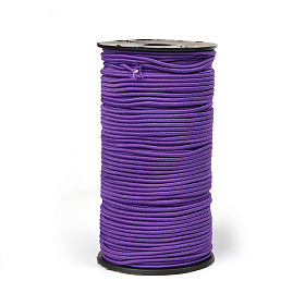 Резинка шляпная (шнур круглый) цв.ярко-фиолет 3,0мм 